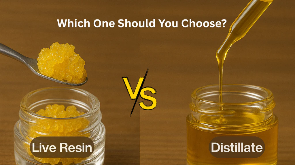 Live Resin vs Distillate: What’s the Difference and Which One Is Better?